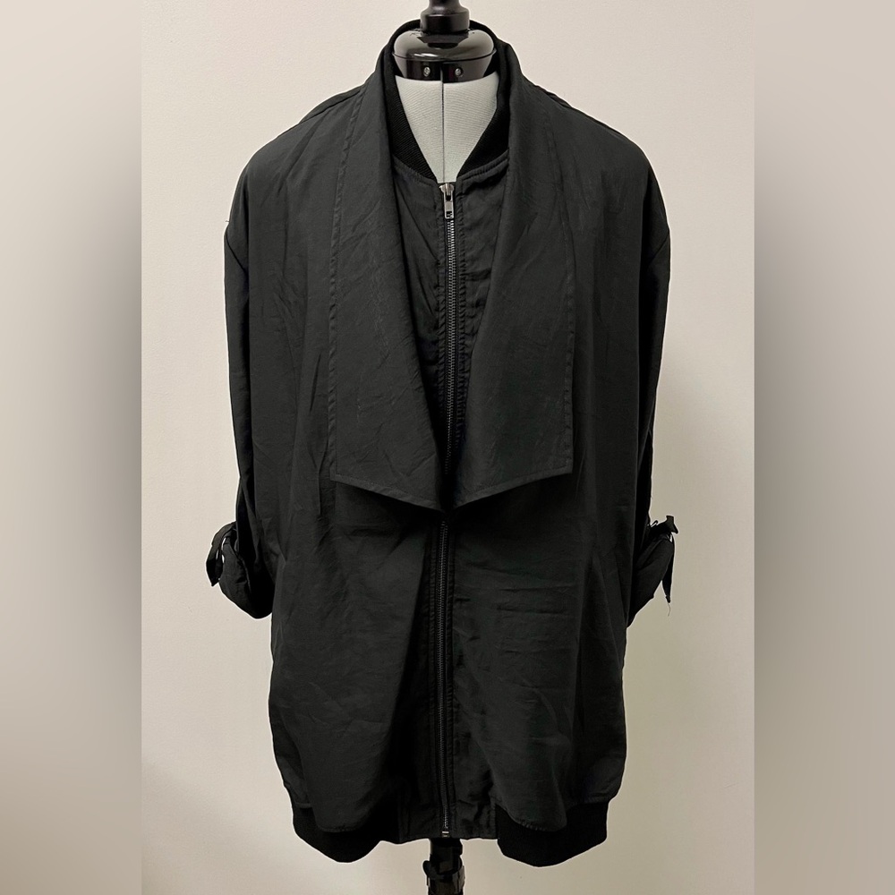 Rococo Black Bomber Jacket